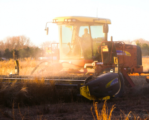 combine harvester