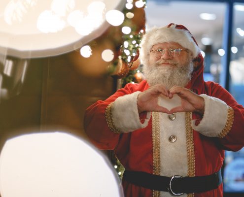 Santa with Heart