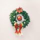 holiday wreath with ornament