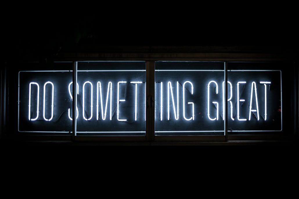 Do something great in neon