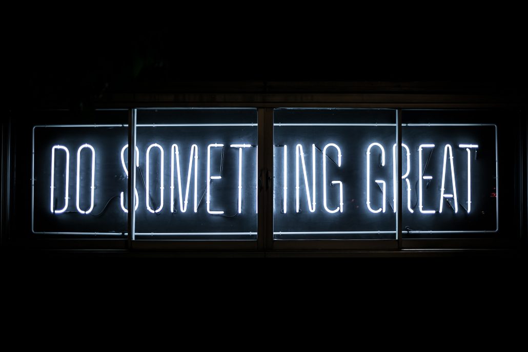Do something great in neon
