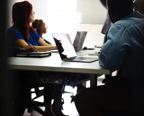 employees as a desk