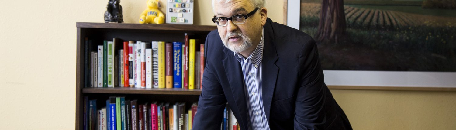 Gordon Fischer at desk