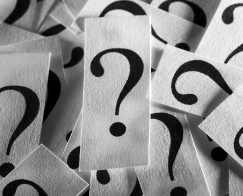 question mark cards