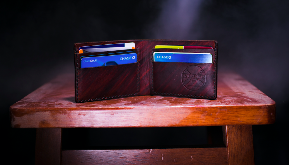 wallet with cards