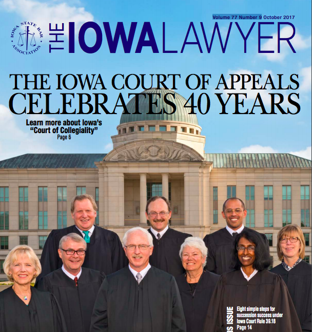 The Iowa Lawyer October 2017