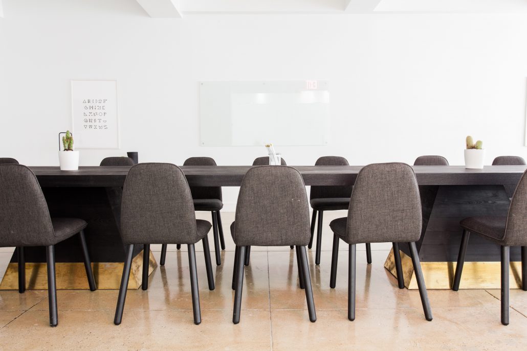 nonprofit board room