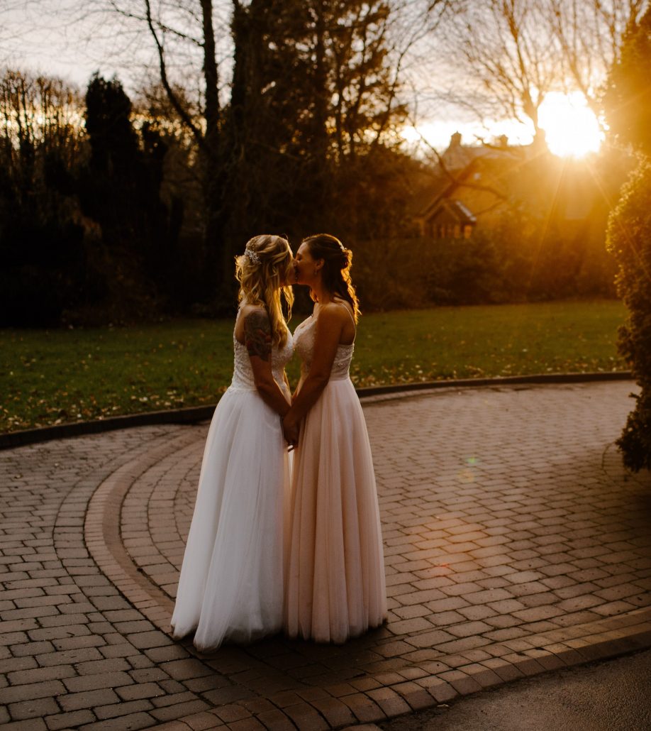 two brides getting married