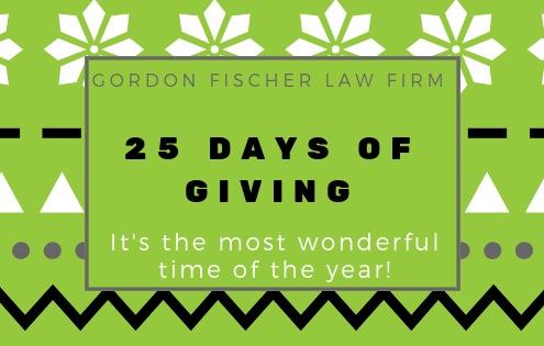 25 days of giving - decemer 2018