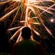 man with fireworks - charitable giving