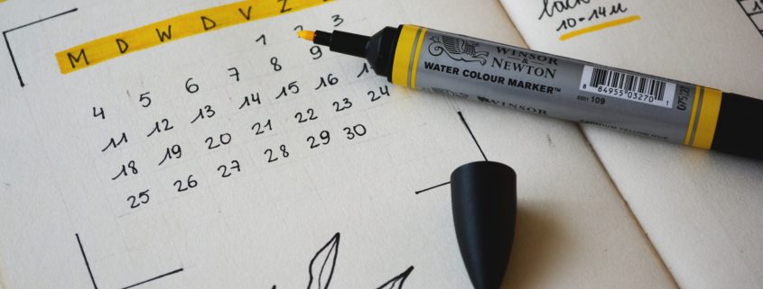 monthly calendar highlighter