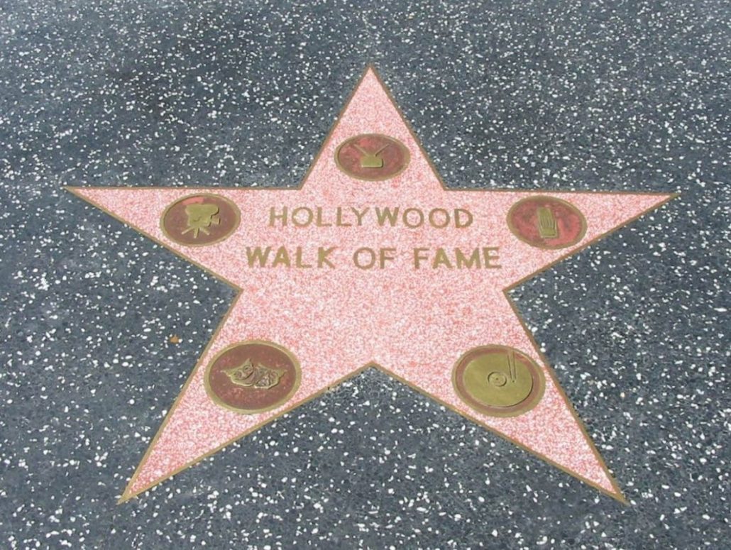 hollywood walk of fame star