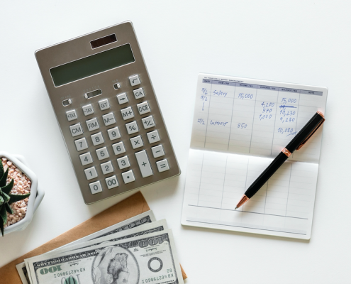 cash and checkbook