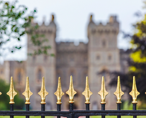 Buckingham Palace with gate