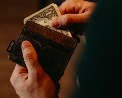 money in wallet