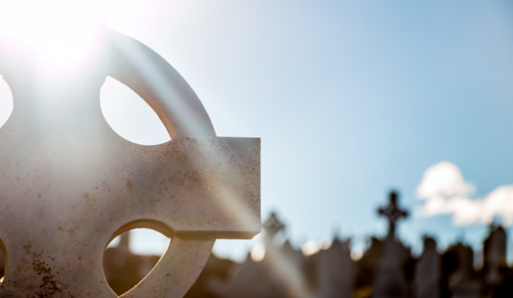 tombstone close-up