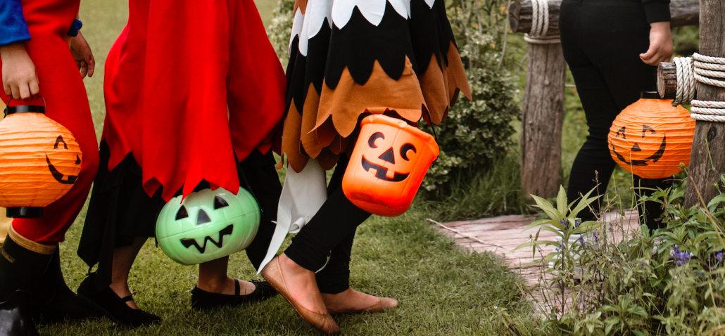 buckets with candy