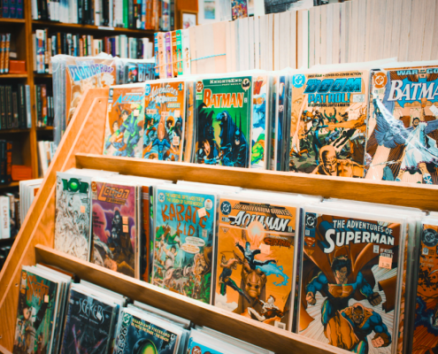 super hero comic book