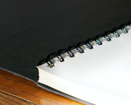 spiral notebook